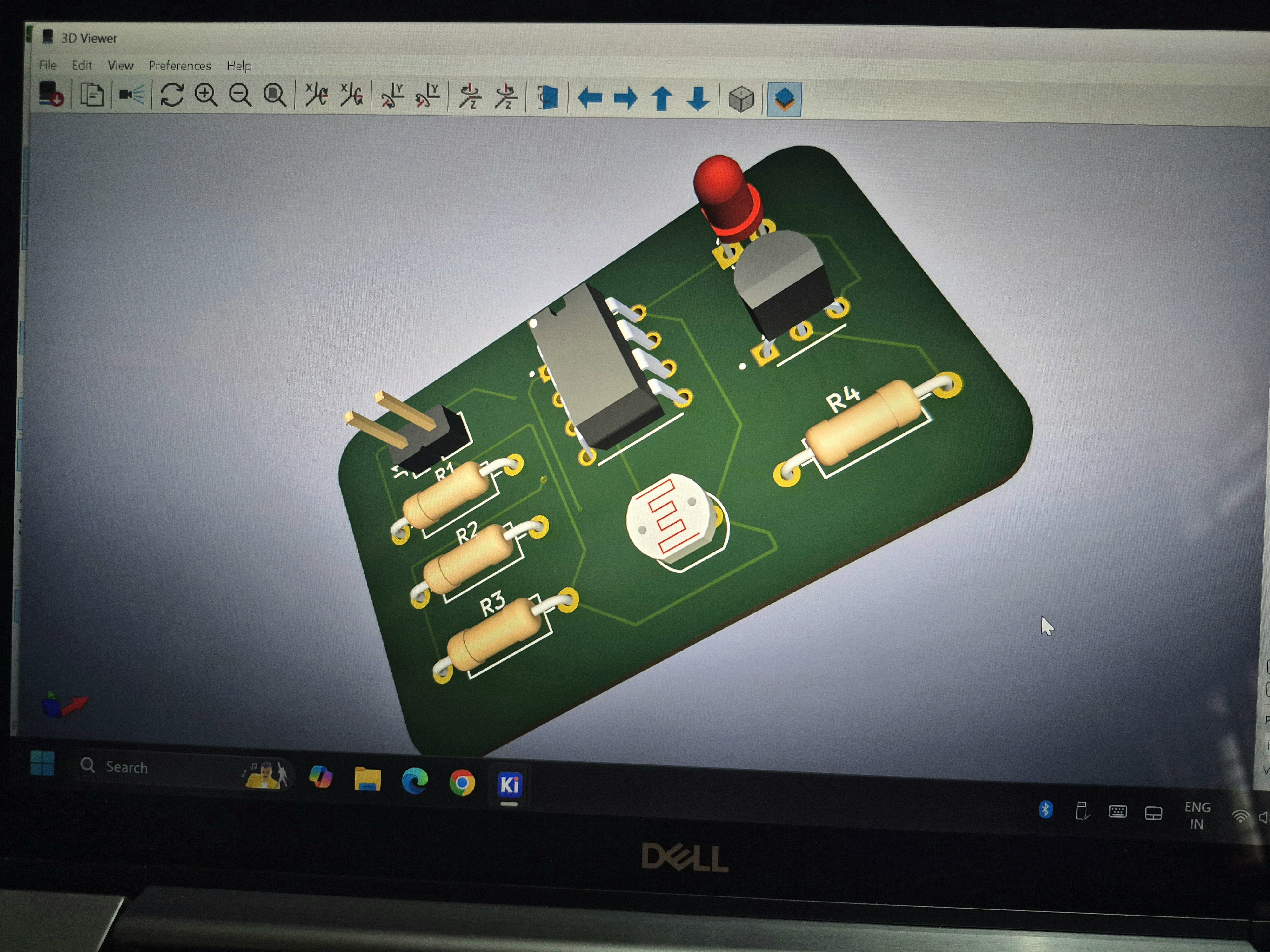 My First PCB – LDR-Based Automatic Light Control