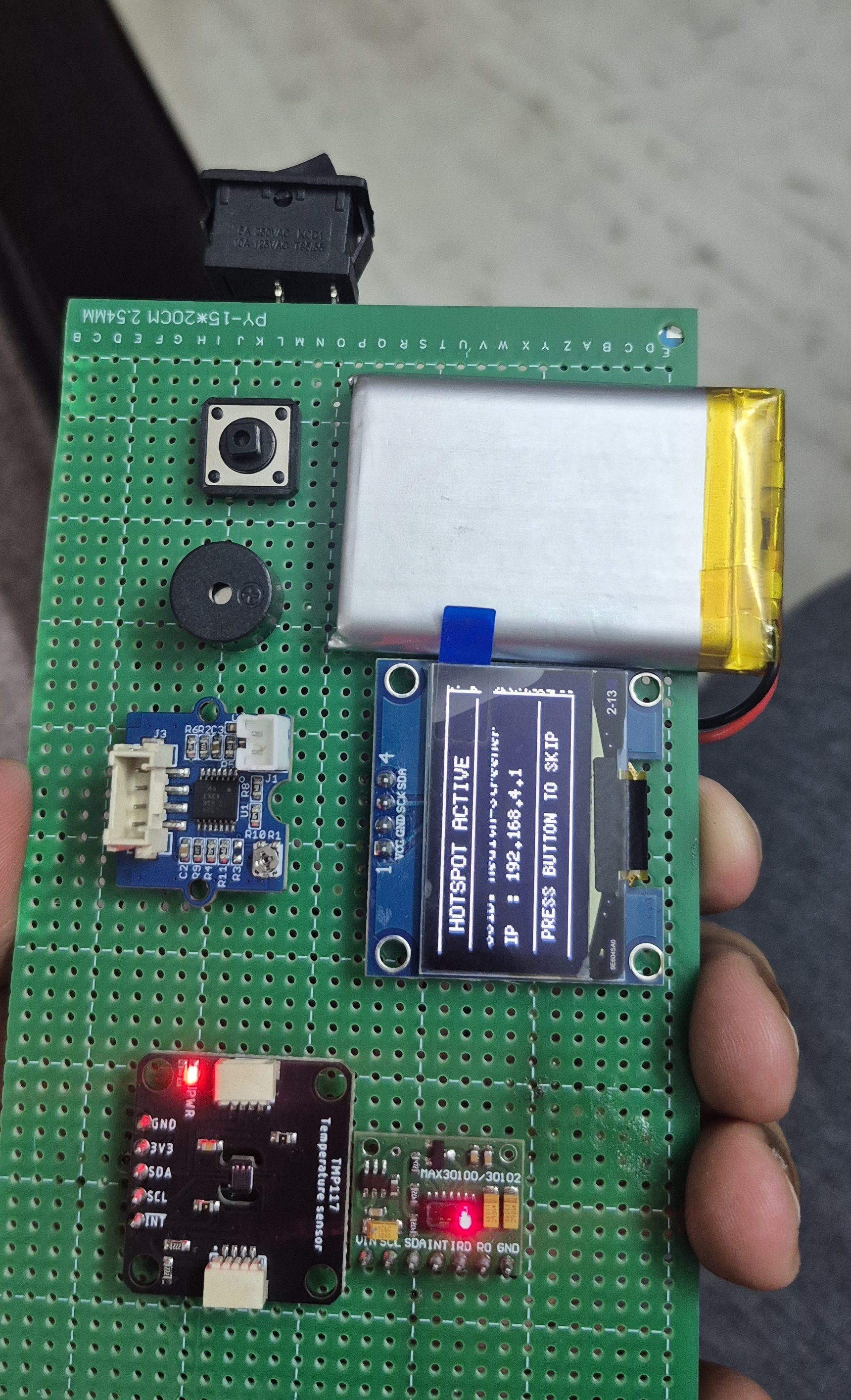 Hydration Monitoring System using Multiple Sensors